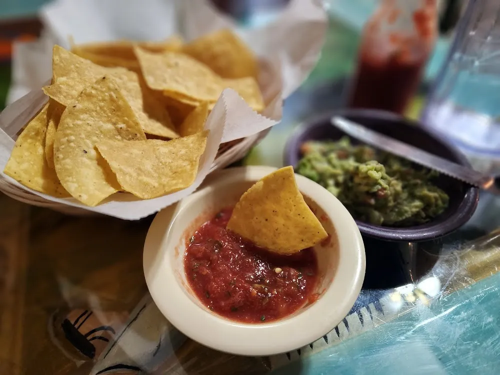 Guacamole Chips and Salsa