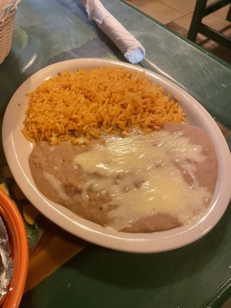 Three Enchiladas with Rice